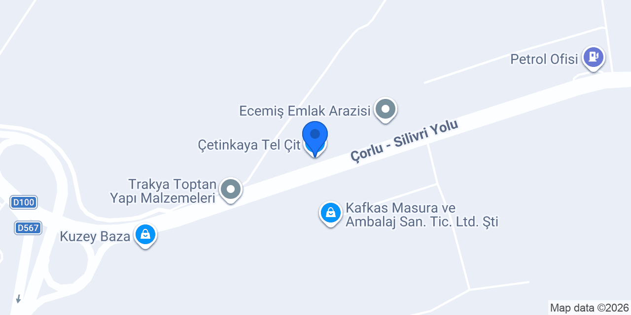 Çetinkaya Tel Çit konumu