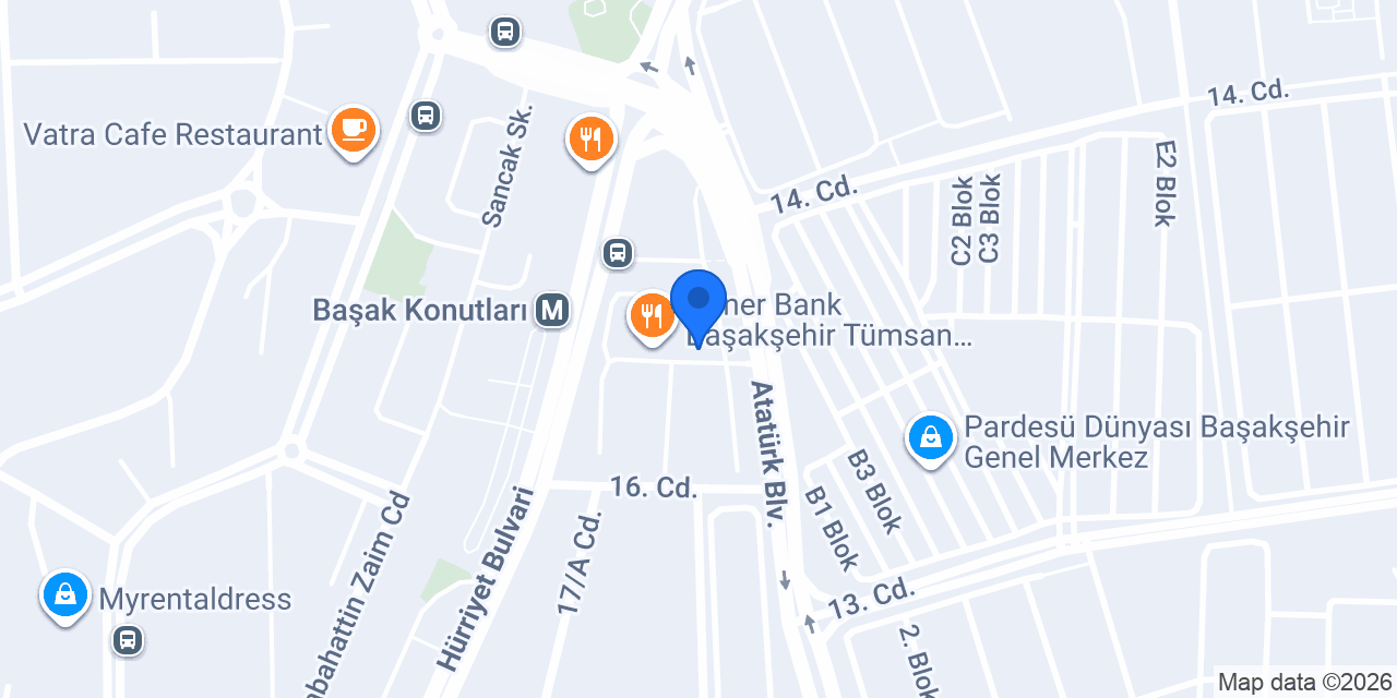 BTP Başakşehir konumu
