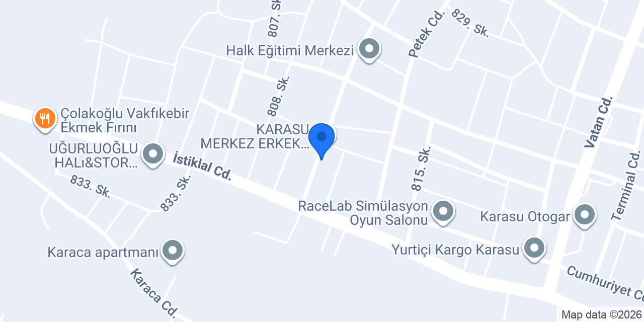 Karasu Ercan elektrik konumu