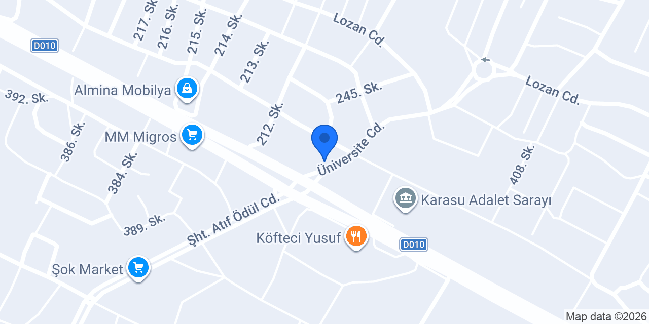 Özcan Ticaret Yapı Market 32 Evler Nalbur konumu