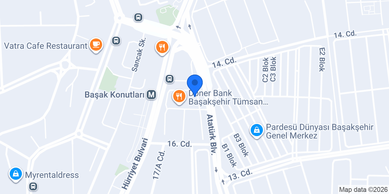 Hizir Paket Başakşehir konumu