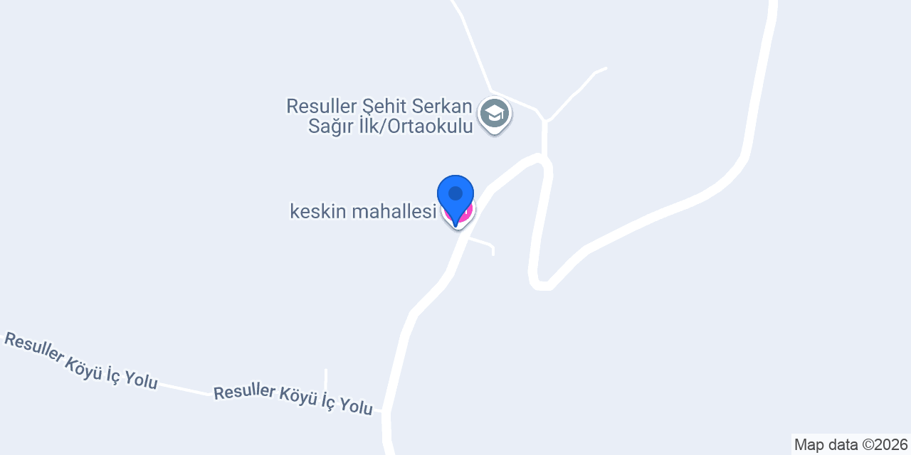 keskin mahallesi konumu