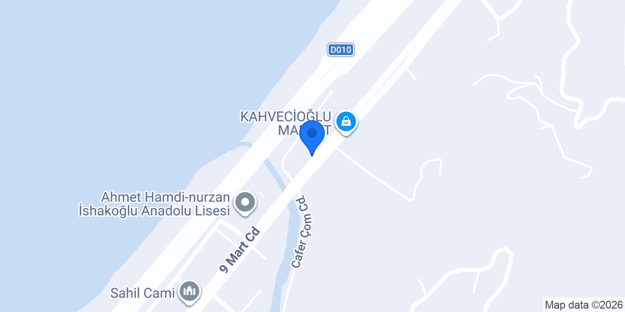 Bülent Börekçilik Çayeli konumu