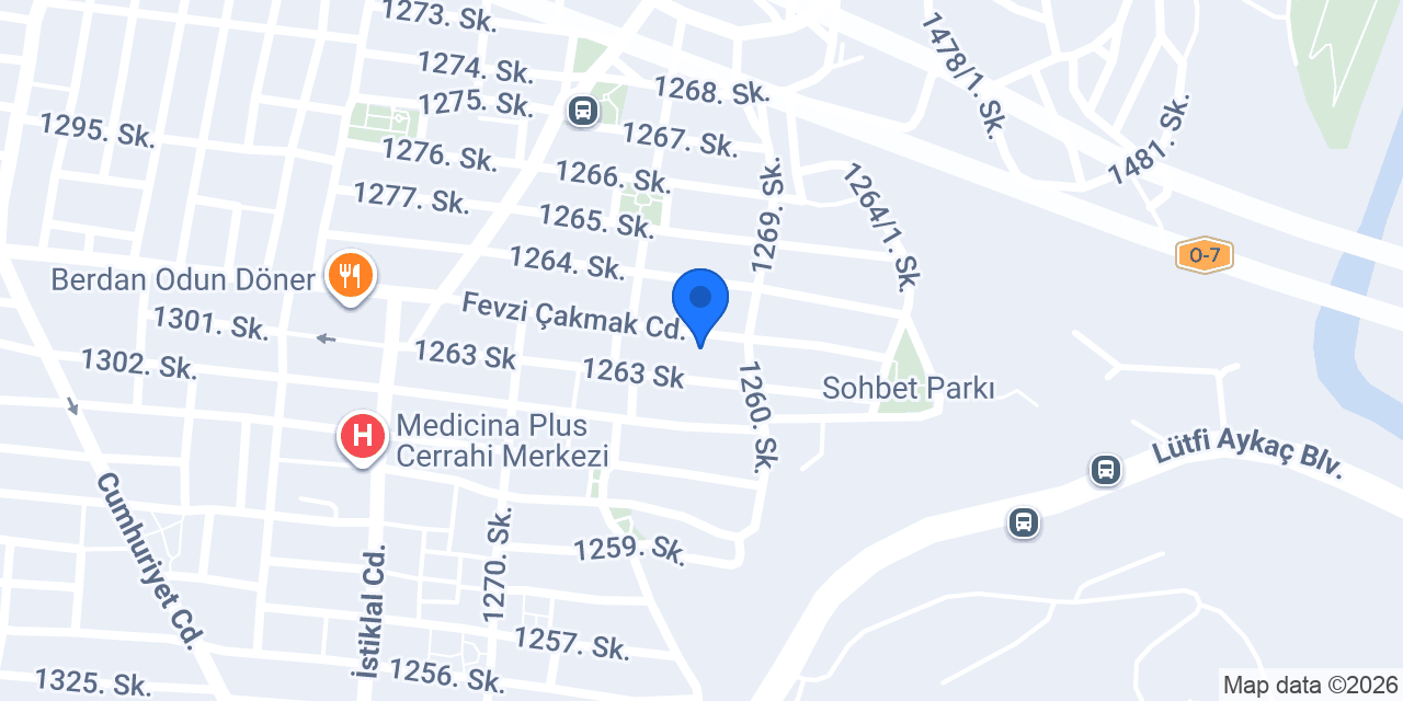 Öncel Mobilya Dekorasyon konumu