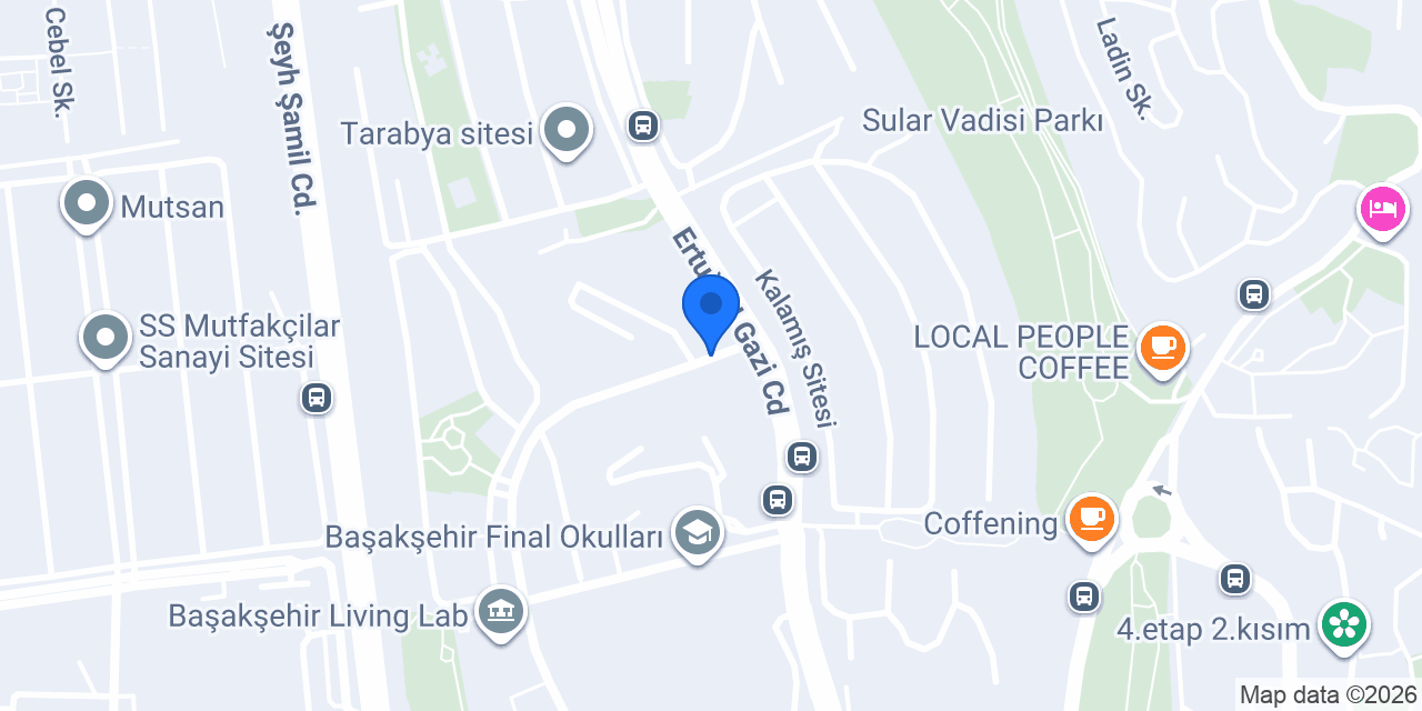 Başakşehir oto servis konumu