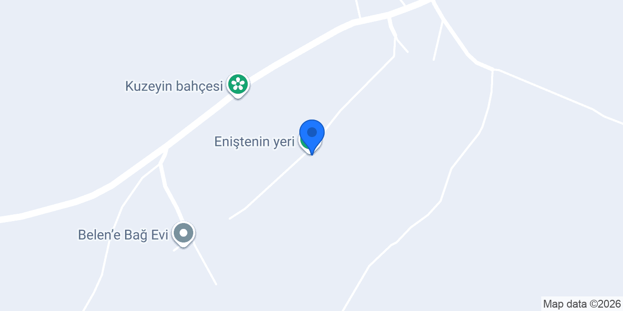 Eniştenin yeri konumu