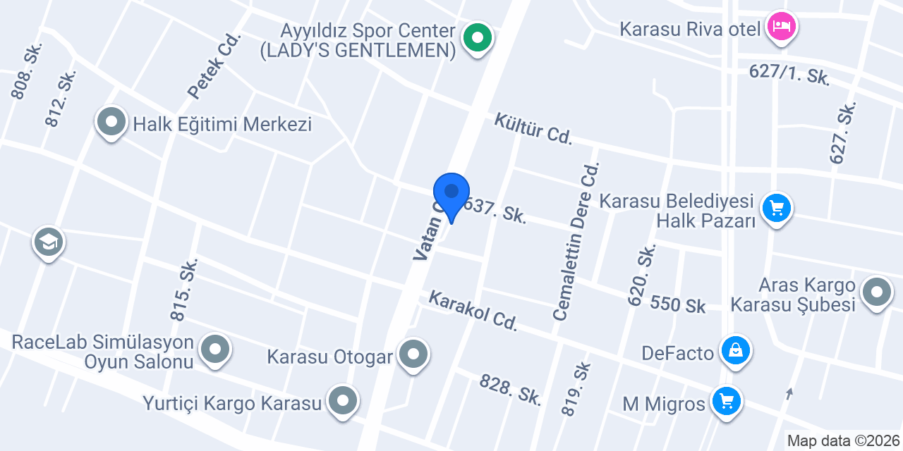 Karasu konya etliekmek konumu