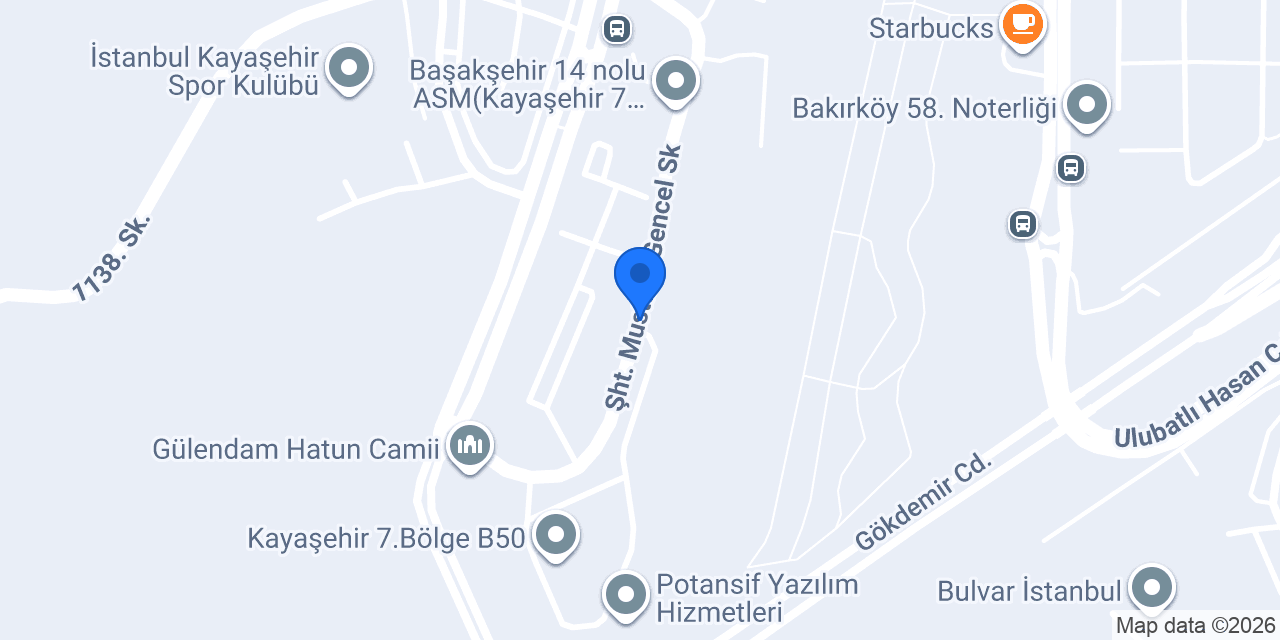TOKİ Kayaşehir Anaokulu konumu