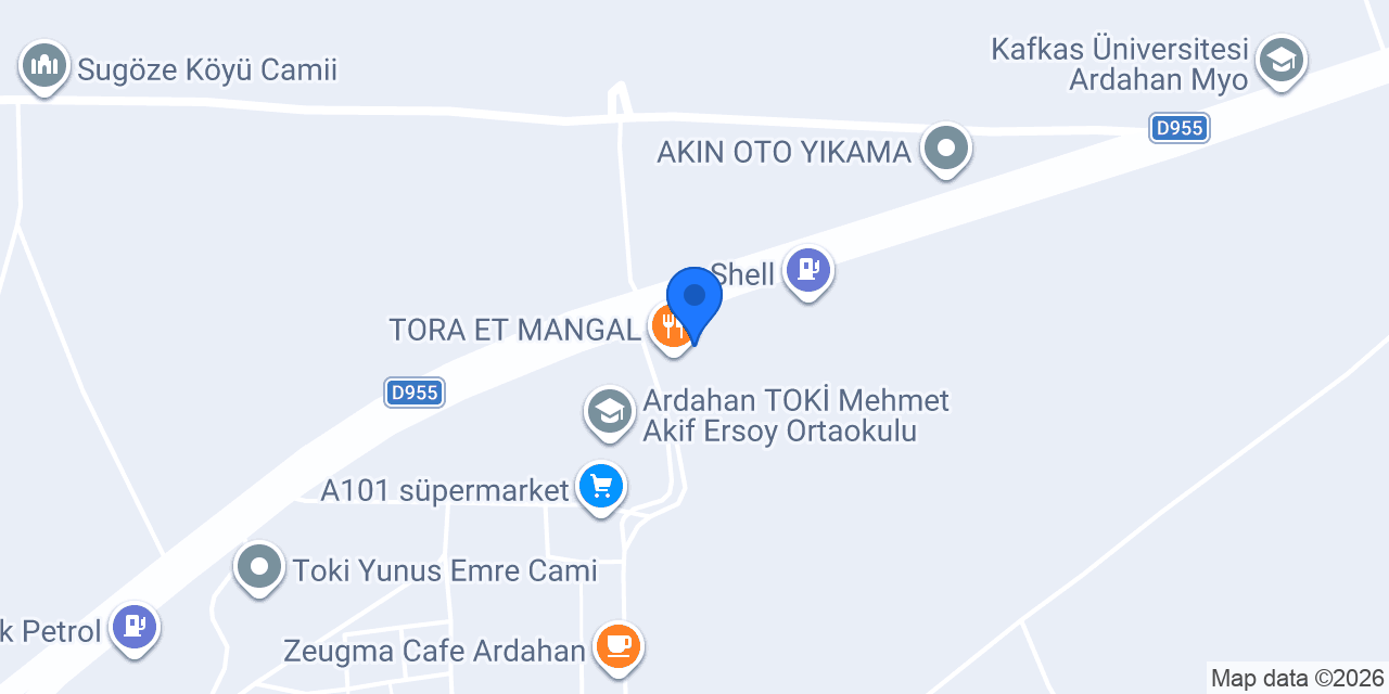 Kuzey Yıldızı Otel konumu