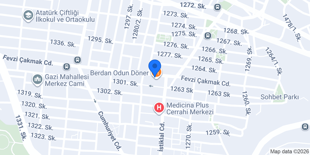 Çorba sarayı konumu