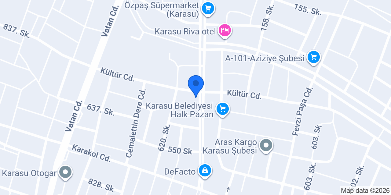Karasu Profilo Semih Ticaret konumu