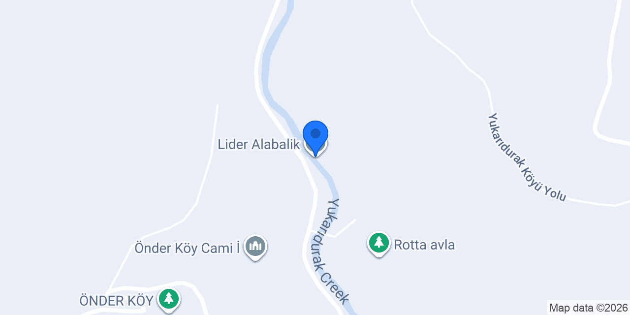 Lider Alabalik konumu