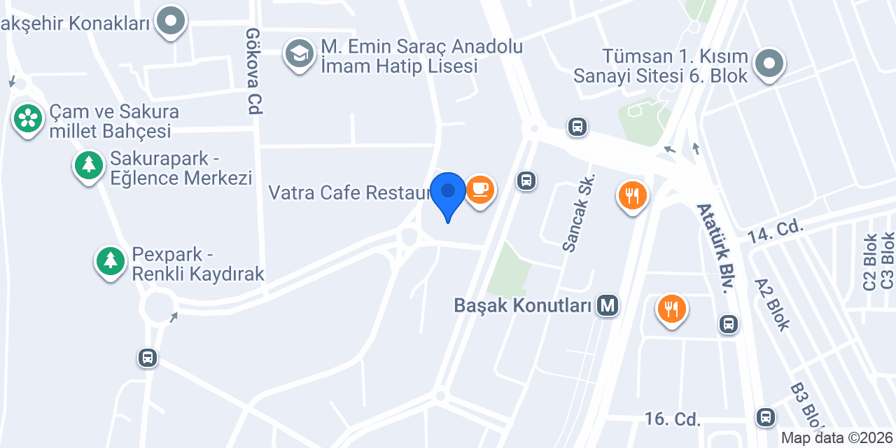 Mukaddes Koçyiğit Make up Studio konumu