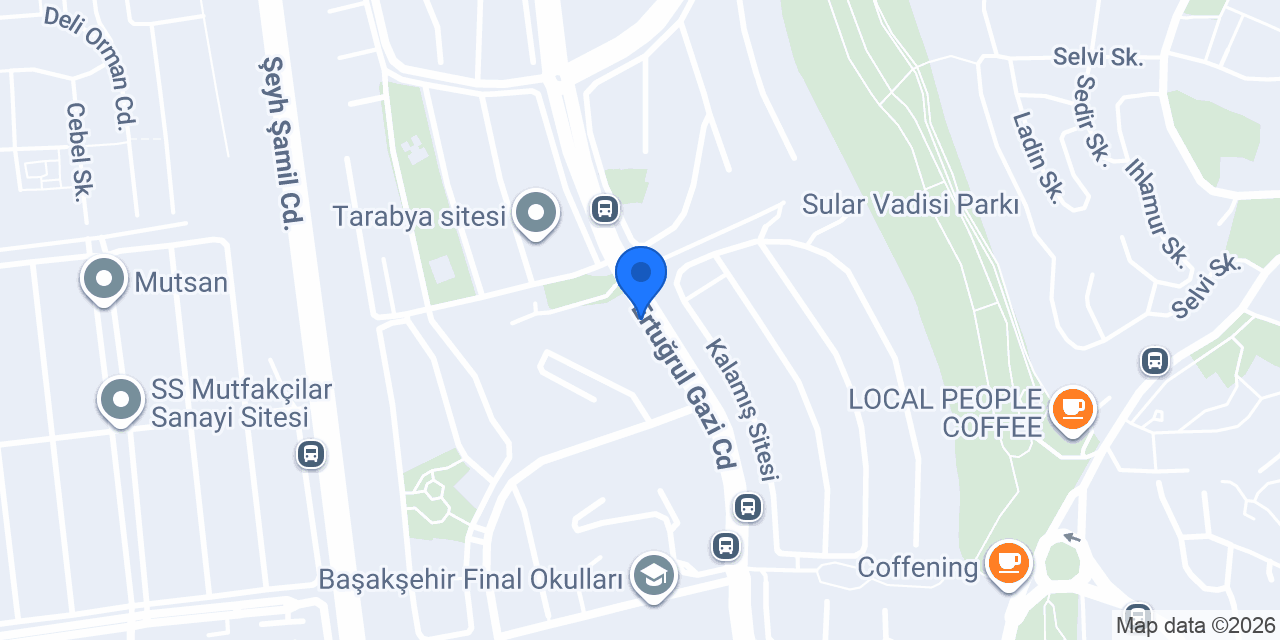 Güneli Fırın Başakşehir 5.Etap Başak Center konumu