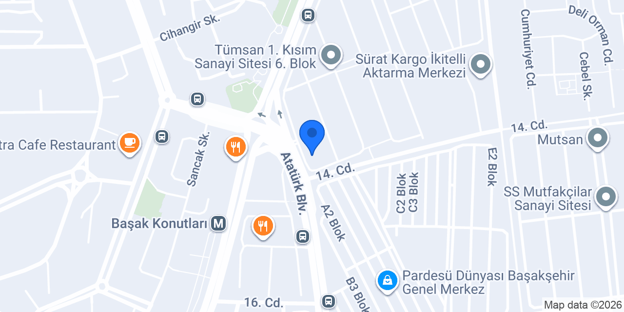 Garanti BBVA Tümsan / İkitelli Şubesi konumu