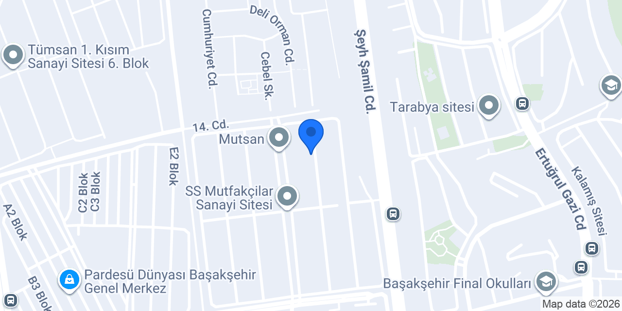 Çınar akıllı teknolojiler konumu