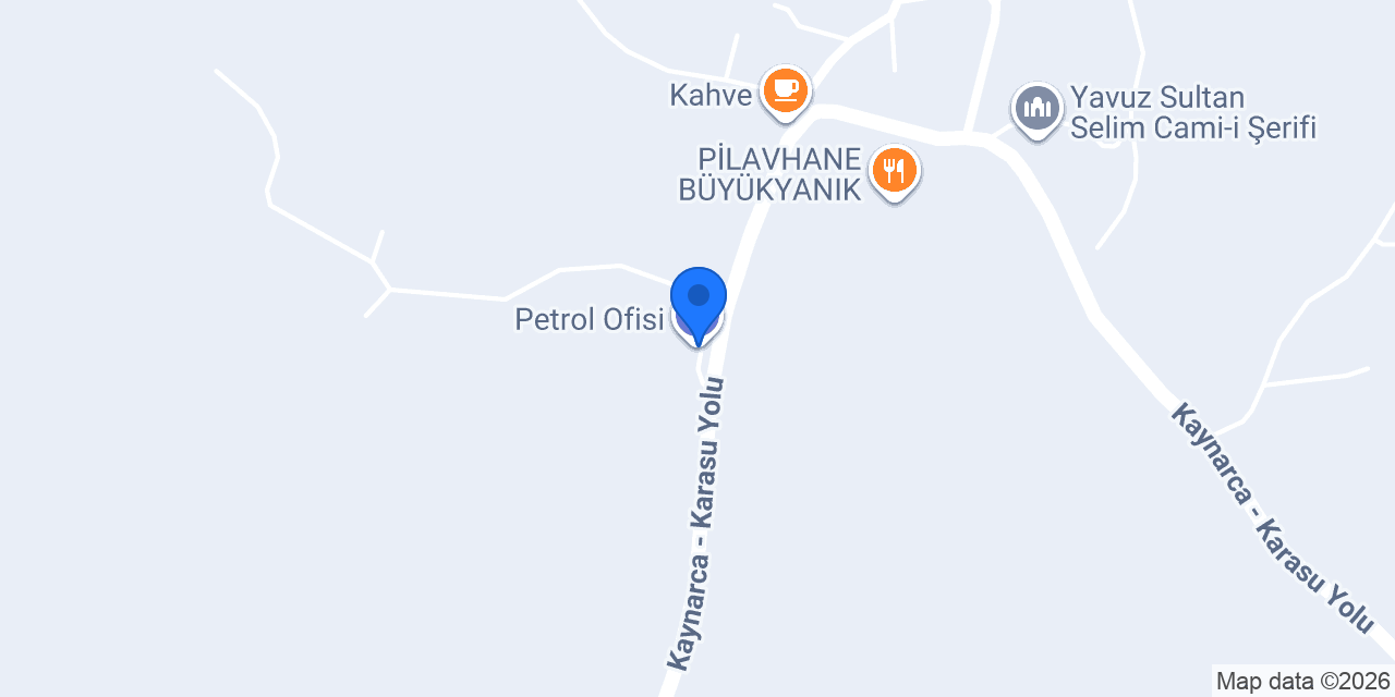 Petrol Ofisi konumu