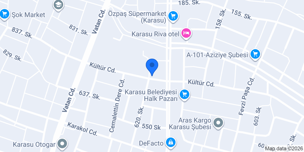 RK BUTİK konumu