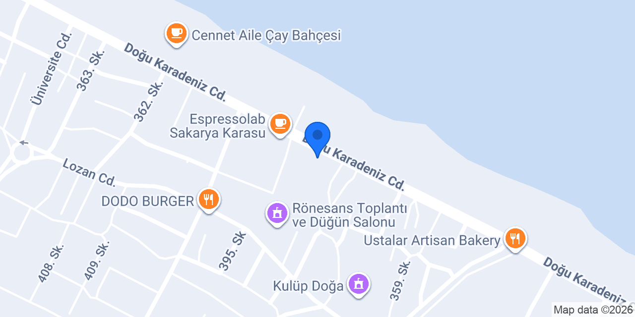 Hazal Otel Karasu konumu
