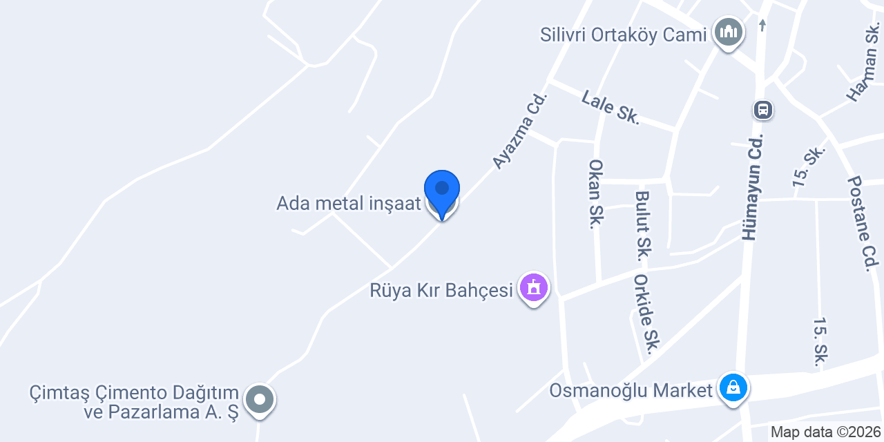 Ada metal inşaat konumu