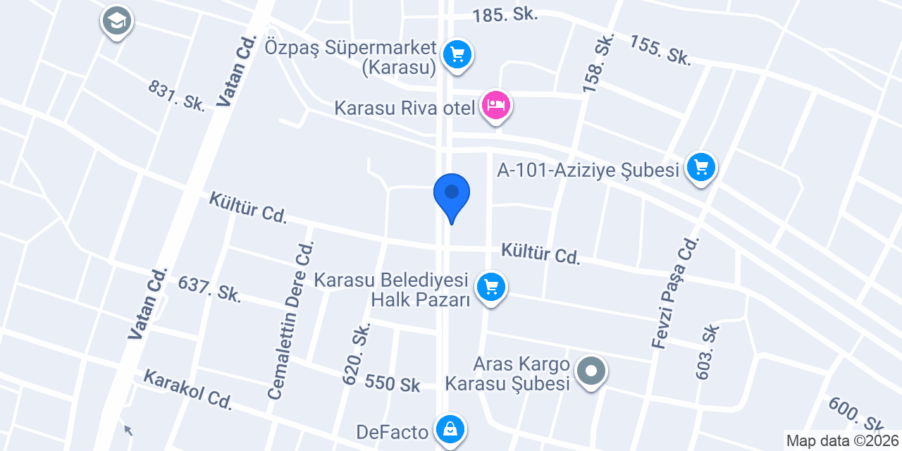 Karasu Optik konumu