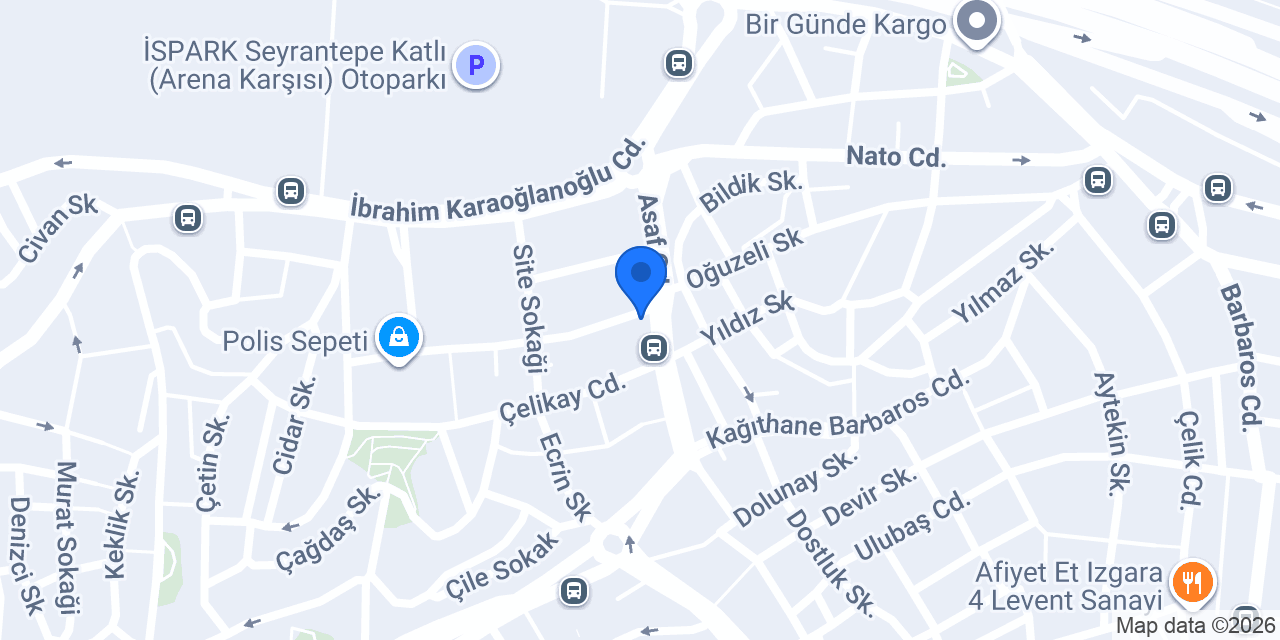 Asrın Reklam konumu