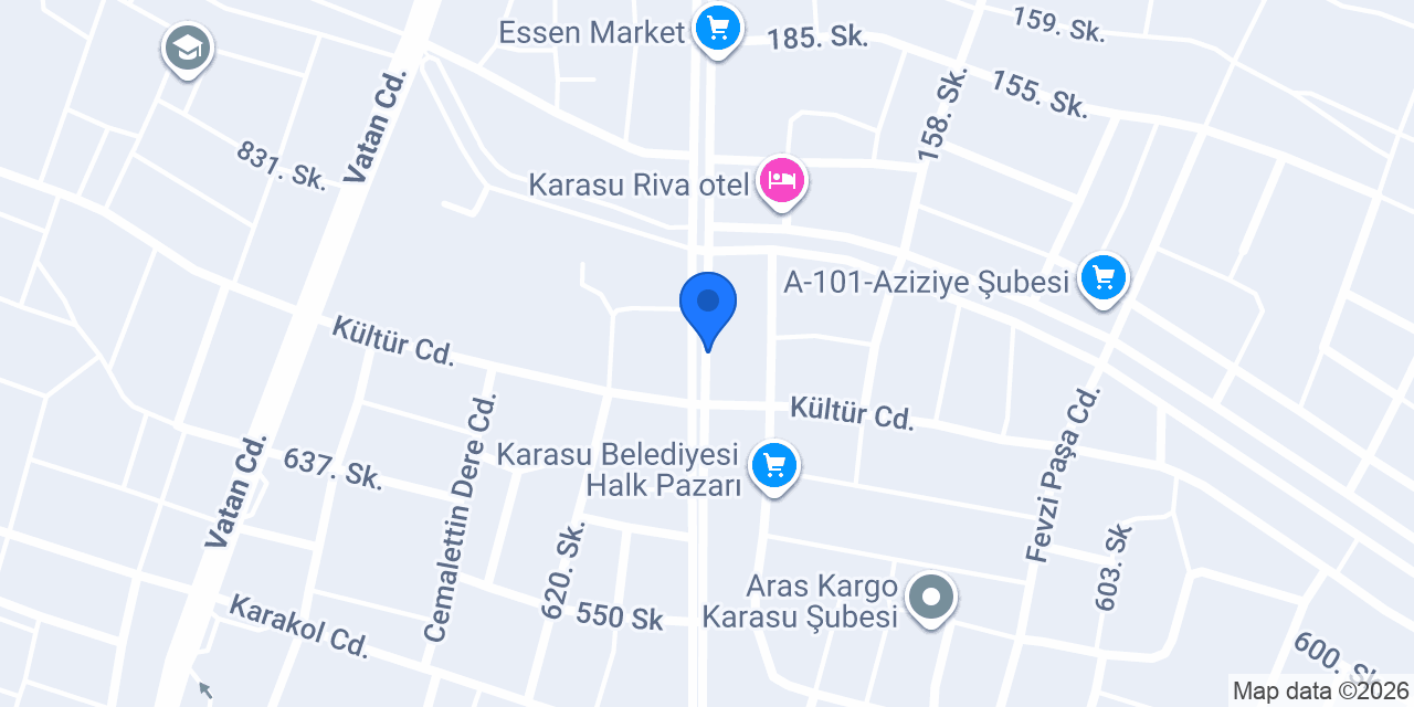Karasu Özden Çiğköfte konumu