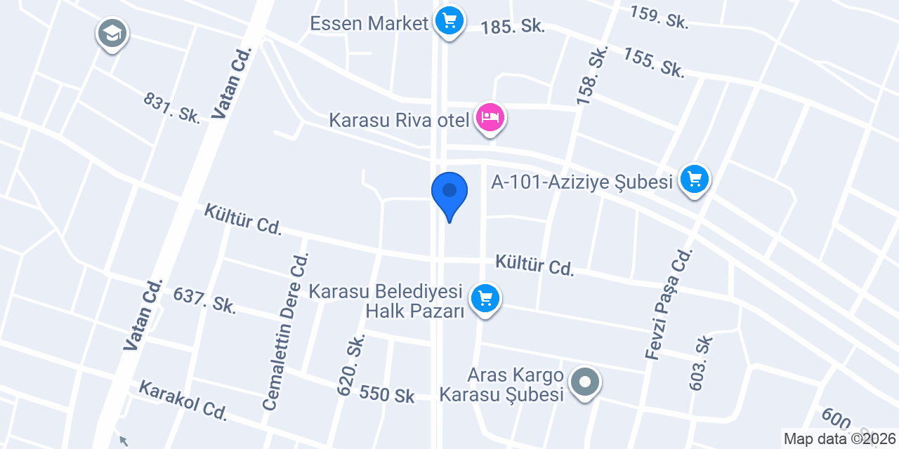 Özcan Ticaret Yapı Market konumu