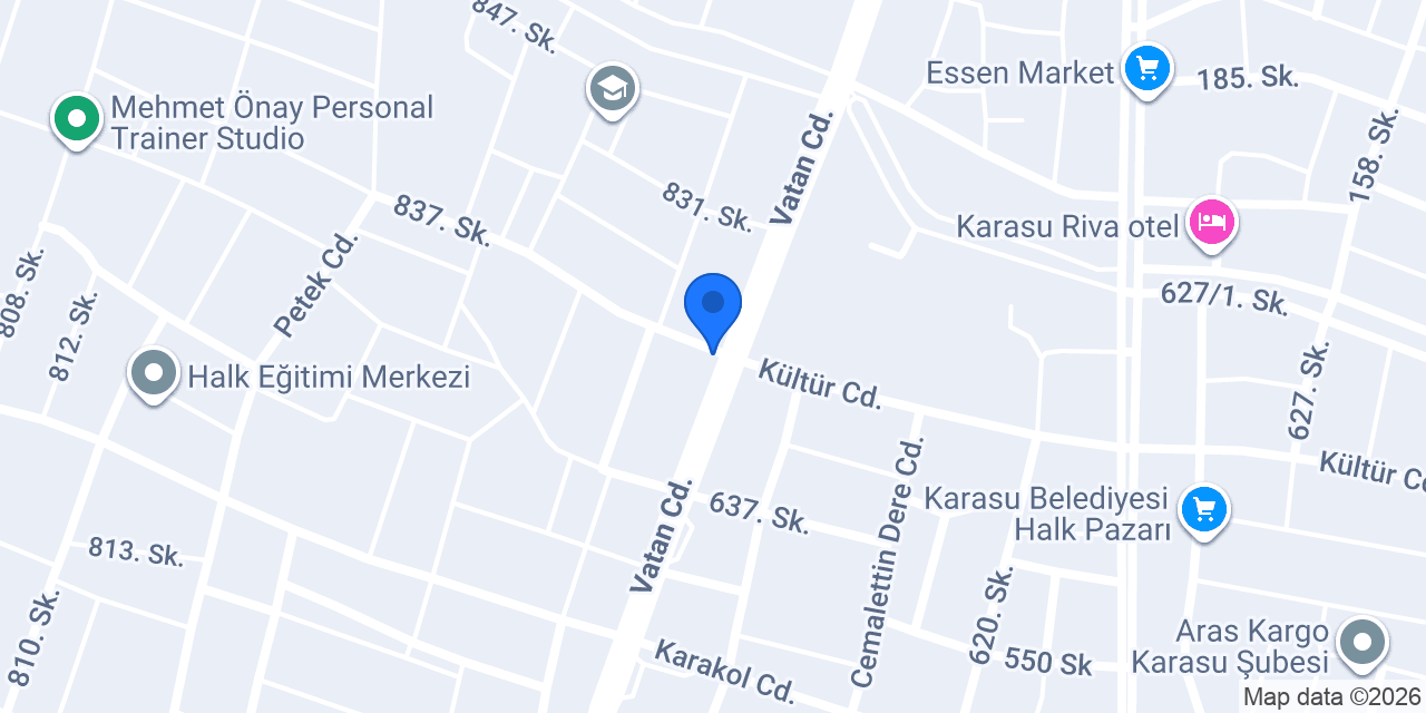 Gold Oto Döşeme konumu