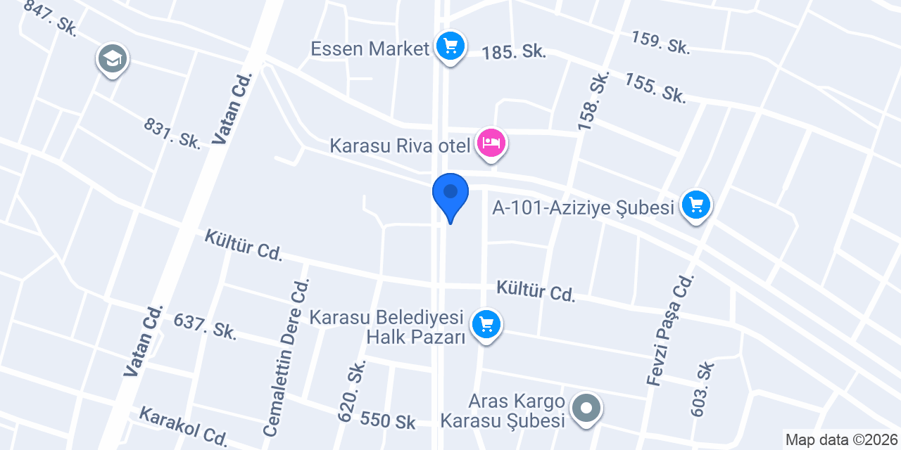 Ahenk Mobilya konumu