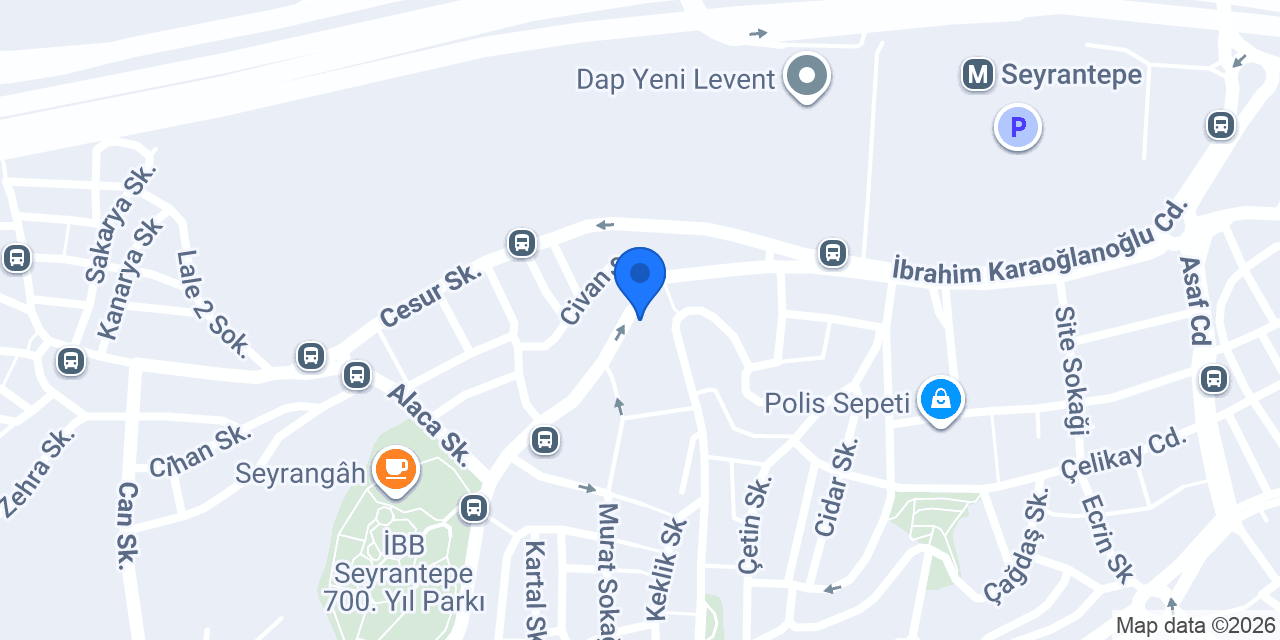Domino's Pizza Seyrantepe konumu