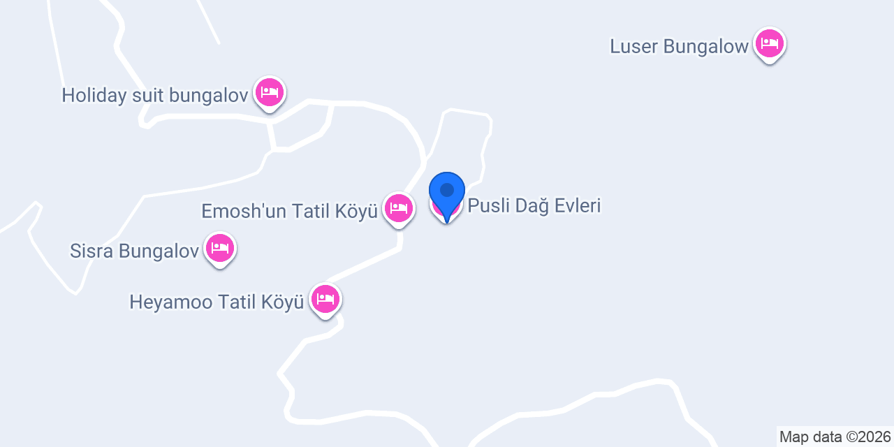 Pusli Dağ Evleri konumu