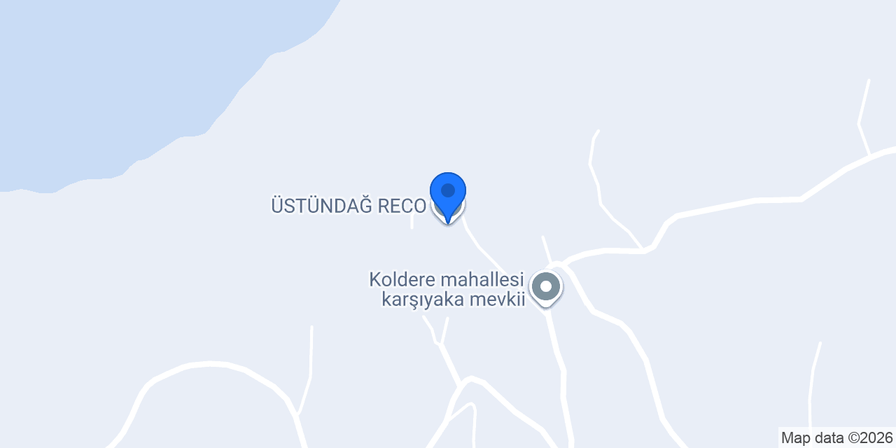 ÜSTÜNDAĞ RECO konumu