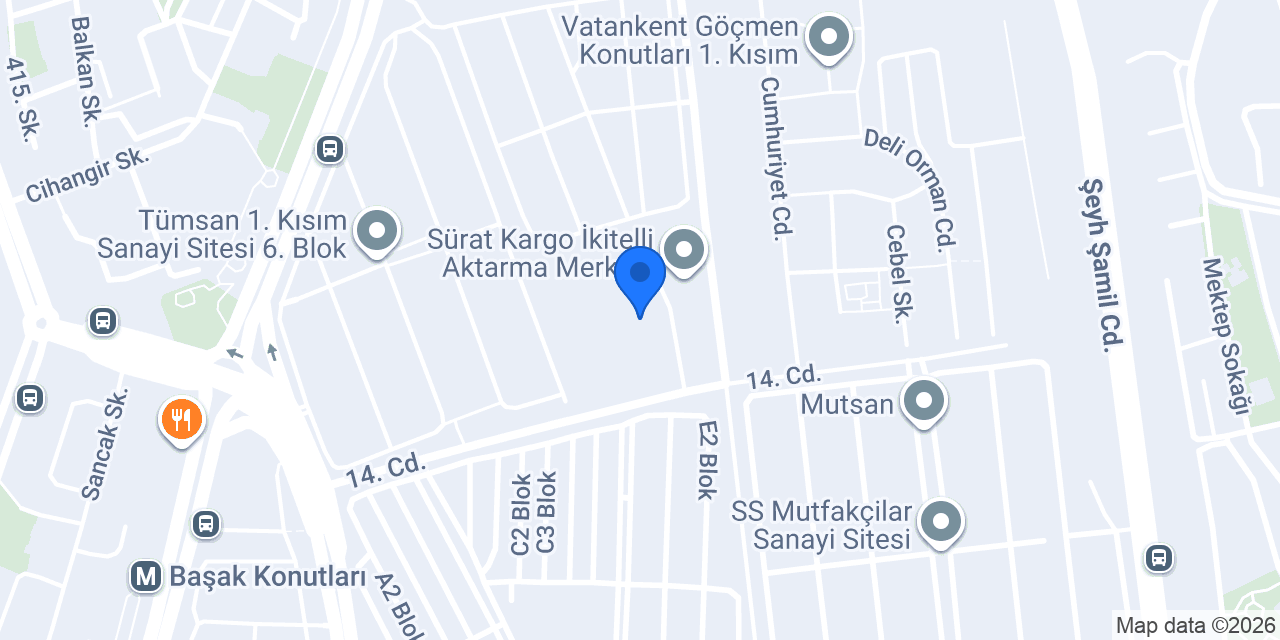 Altuneller Otomatik Kapı Sistemleri konumu