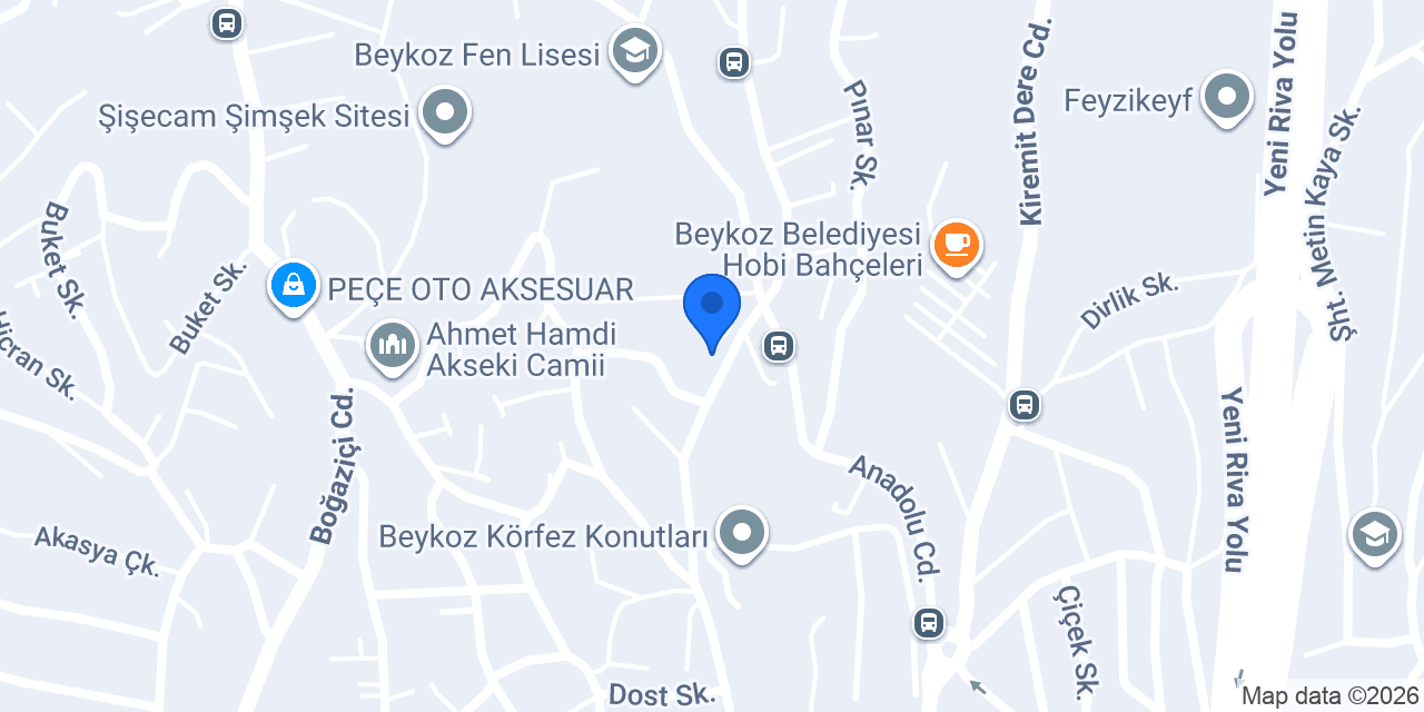 Çubuklu Anadolı İmam Hatip Lisesi konumu