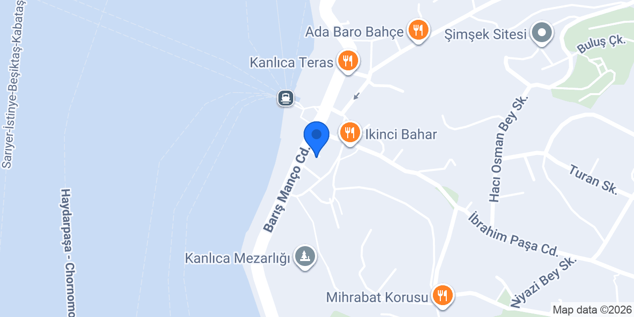 Subway Kanlıca konumu