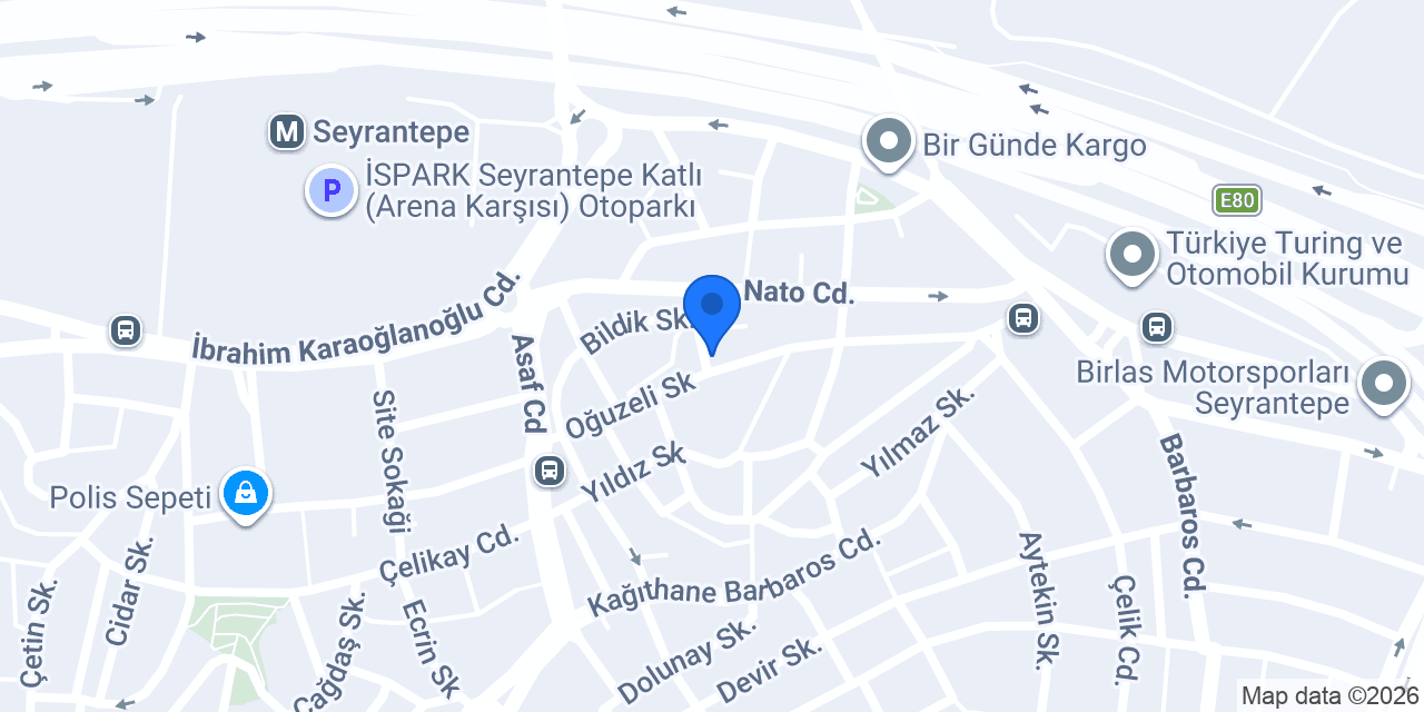 Turkuaz Catering konumu
