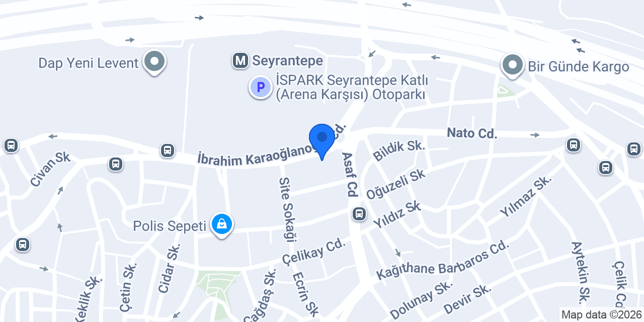 Halkbank Seyrantepe Şubesi konumu