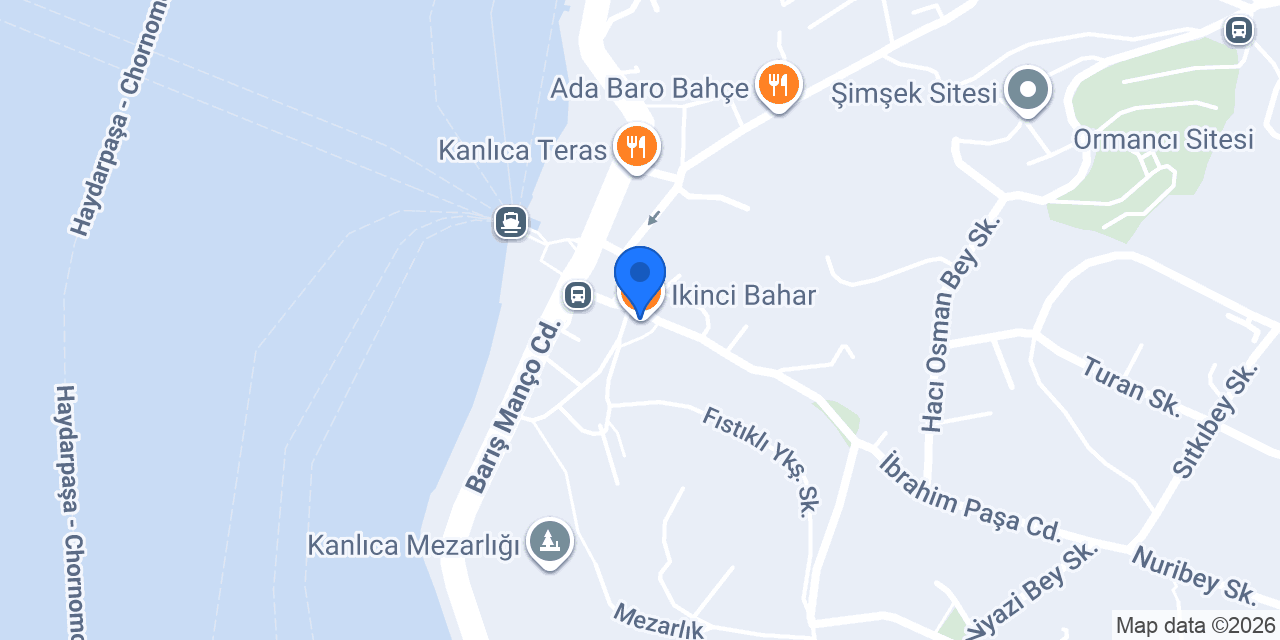 Kanlıca Dondurma Kafe konumu