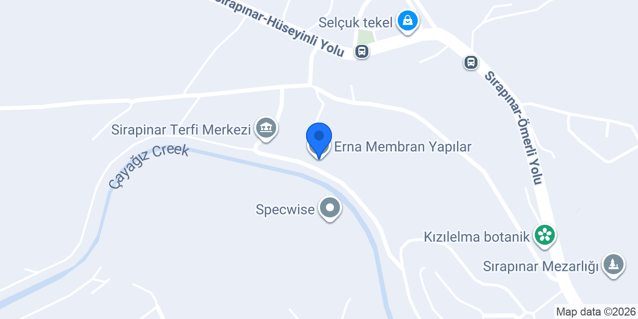 Erna Membran Yapılar konumu