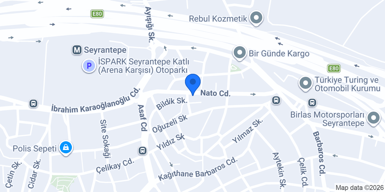 Paket Mutfak | Seyrantepe konumu