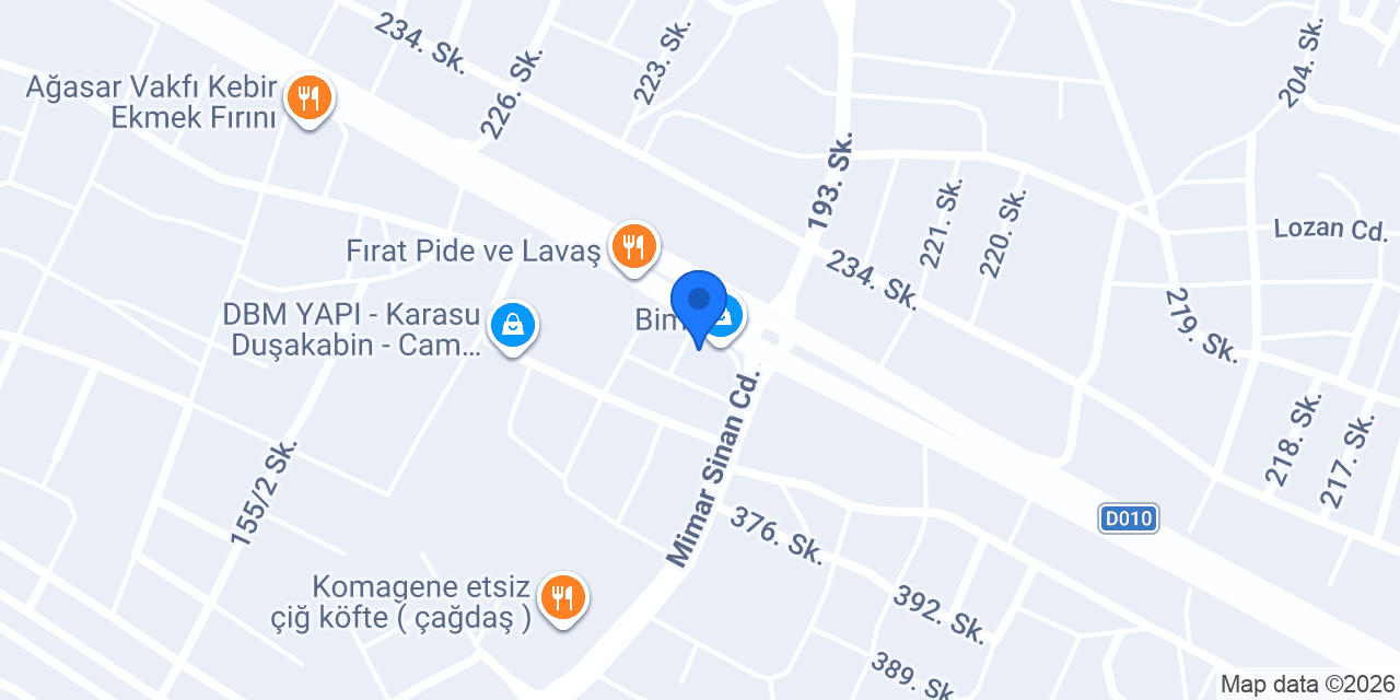 Dört Mevsim Çocuk Okulu konumu