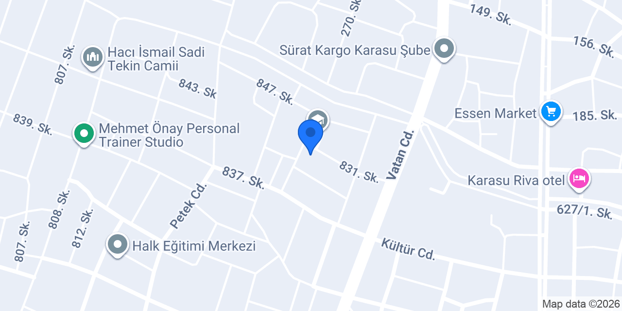 KARASU GUNES ANAOKULU konumu