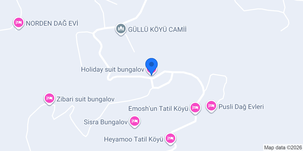 Holiday suit bungalov konumu