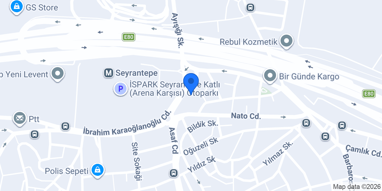 Pizzabulls Seyrantepe- Kağıthane konumu