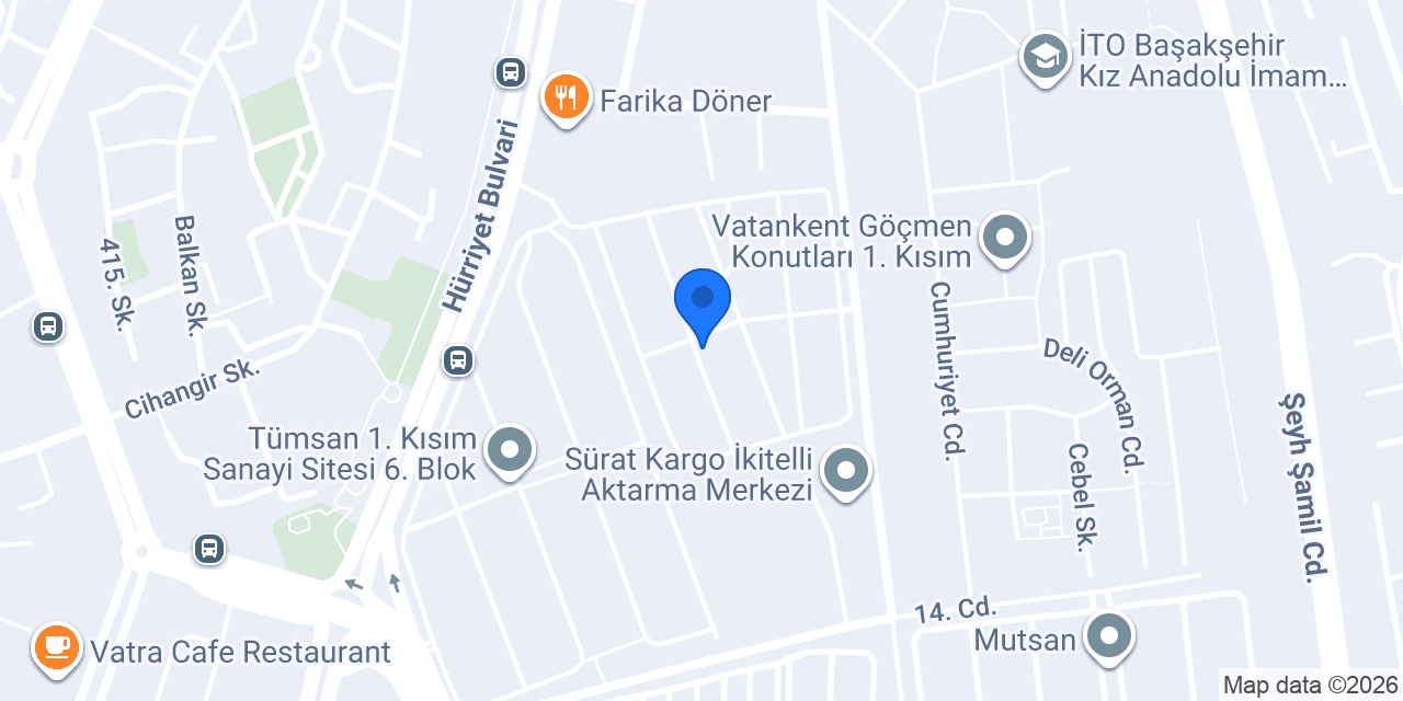 Sesa Yapı Malzemeleri konumu