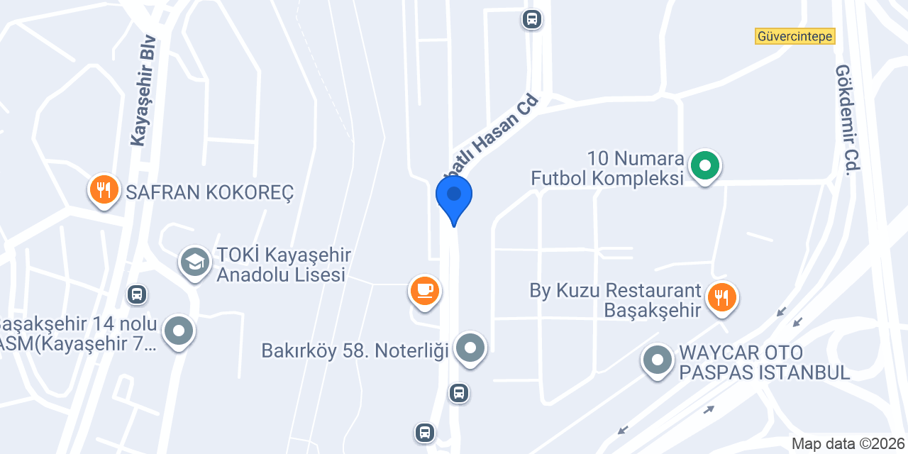 Can Oto Lastik konumu