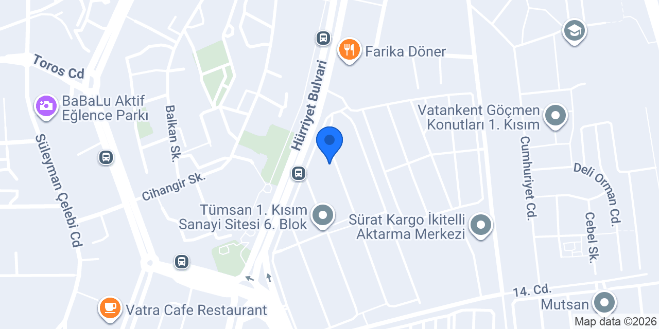 Akse Endüstriyel konumu