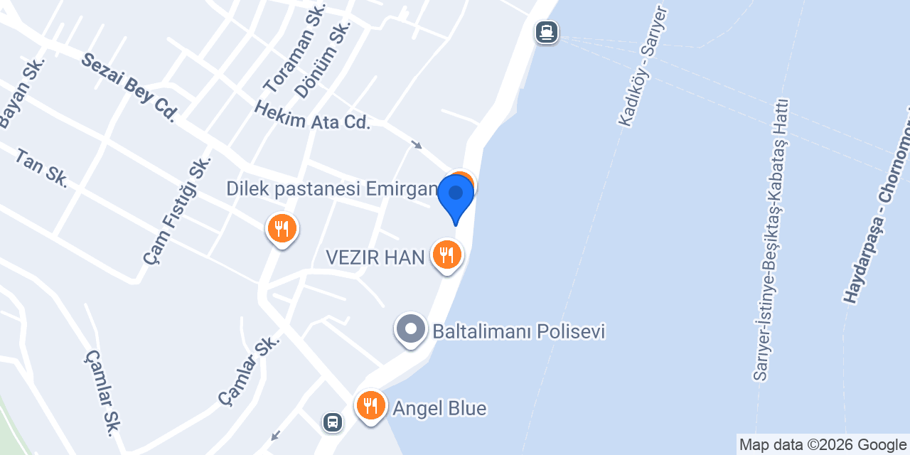 Emirgan Fincan konumu