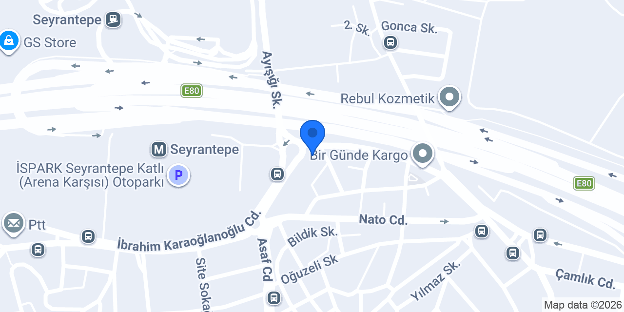 Parça Deposu konumu